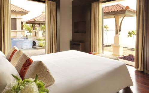 Anantara The Palm Dubai Resort-Two Bedroom Beach Pool Villa Bedroom_7853
